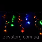 Гирлянда Светодиодная  LED Бахрома-Дождь со Снежинкой-120