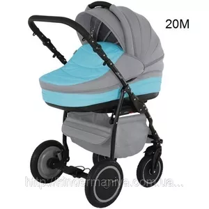  Дышащая Льняная детская коляска Adamex Enduro 2 в 1,  б/у - 10 месяцев