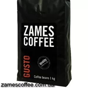 Кофе в зернах ZAMES COFFEE GUSTO 1 кг