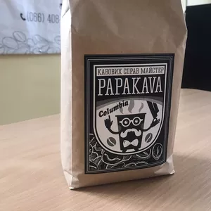 Кава зернова та мелена PapaKava 