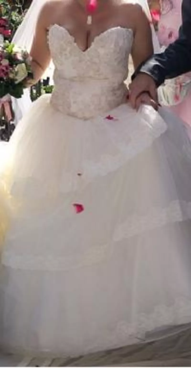Шикароное свадебное платье! 2