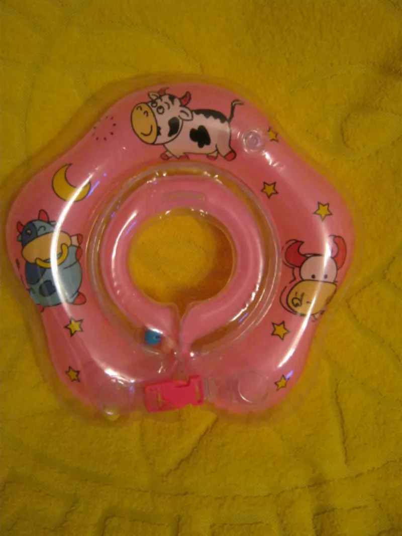 Продам новый надувной круг-воротник на шею для купания младенцев 7