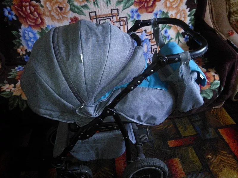  Дышащая Льняная детская коляска Adamex Enduro 2 в 1,  б/у - 10 месяцев 4