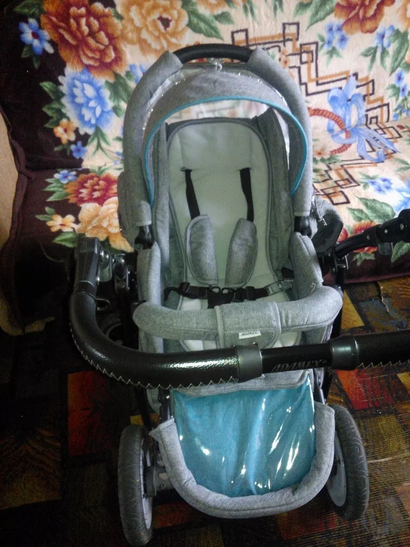  Дышащая Льняная детская коляска Adamex Enduro 2 в 1,  б/у - 10 месяцев 6
