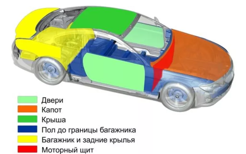 Шумоизоляция салона автомобиля 4