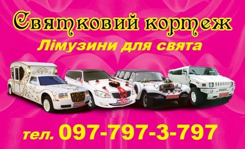 Лимузин Житомир,  свадебное авто