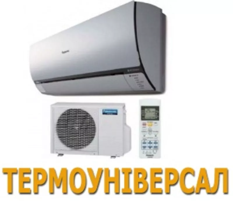 Кондиционер Panasonic  Deluxe CS - E 12 PKDW. Монтаж кондиционеров