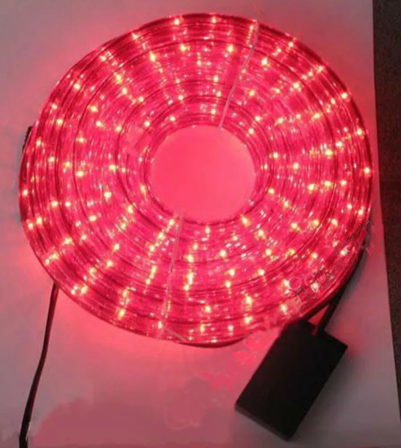 Led дюралайт — красный,  10м