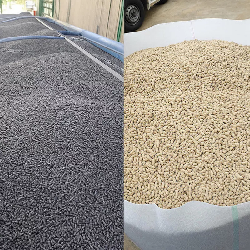 Пелети з дерева та лушпиння для промислового опалення